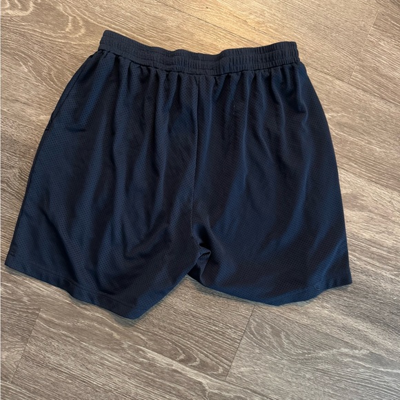 Training Club Mesh Navy Blue Athletic Shorts - Picture 2 of 3